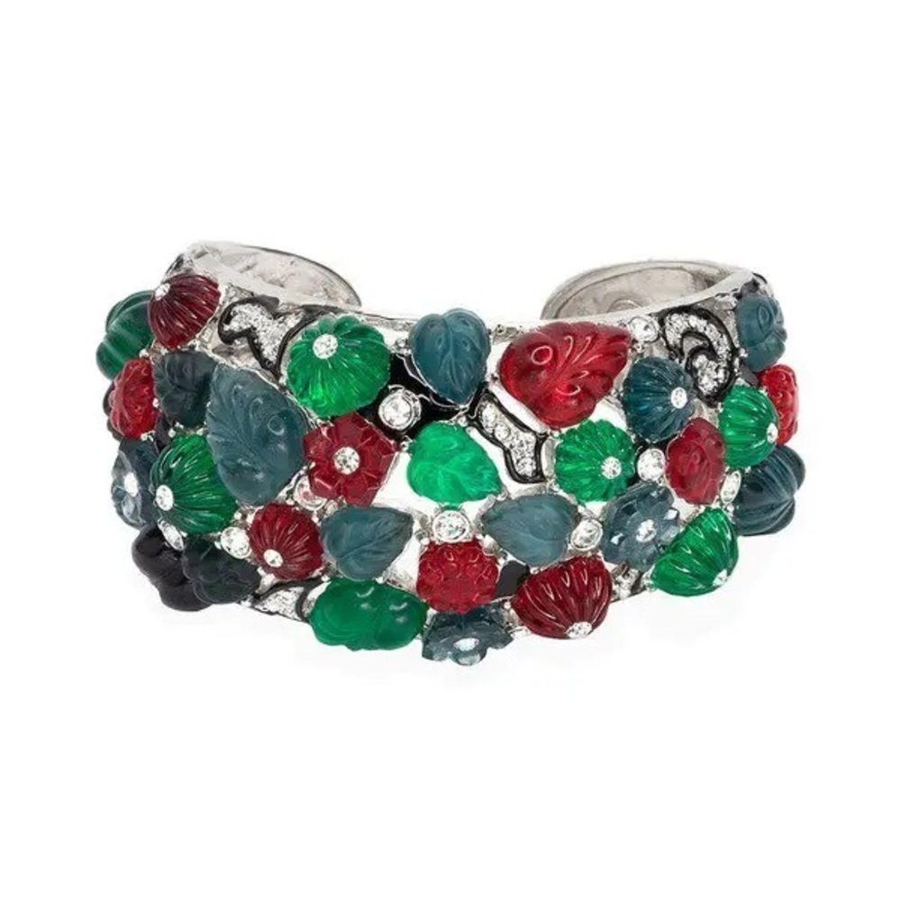 NEW KENNETH JAY LANE KJL TUTTI FRUTTI FRUIT SALAD CUFF BRACELET‎